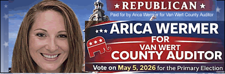 Arica Wermer for VW County Auditor
